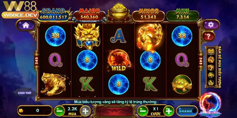 Tứ Linh W88 – Thế Giới Game Slot Đầy May Mắn và Hấp Dẫn 2 Tứ Linh W88 là gì?